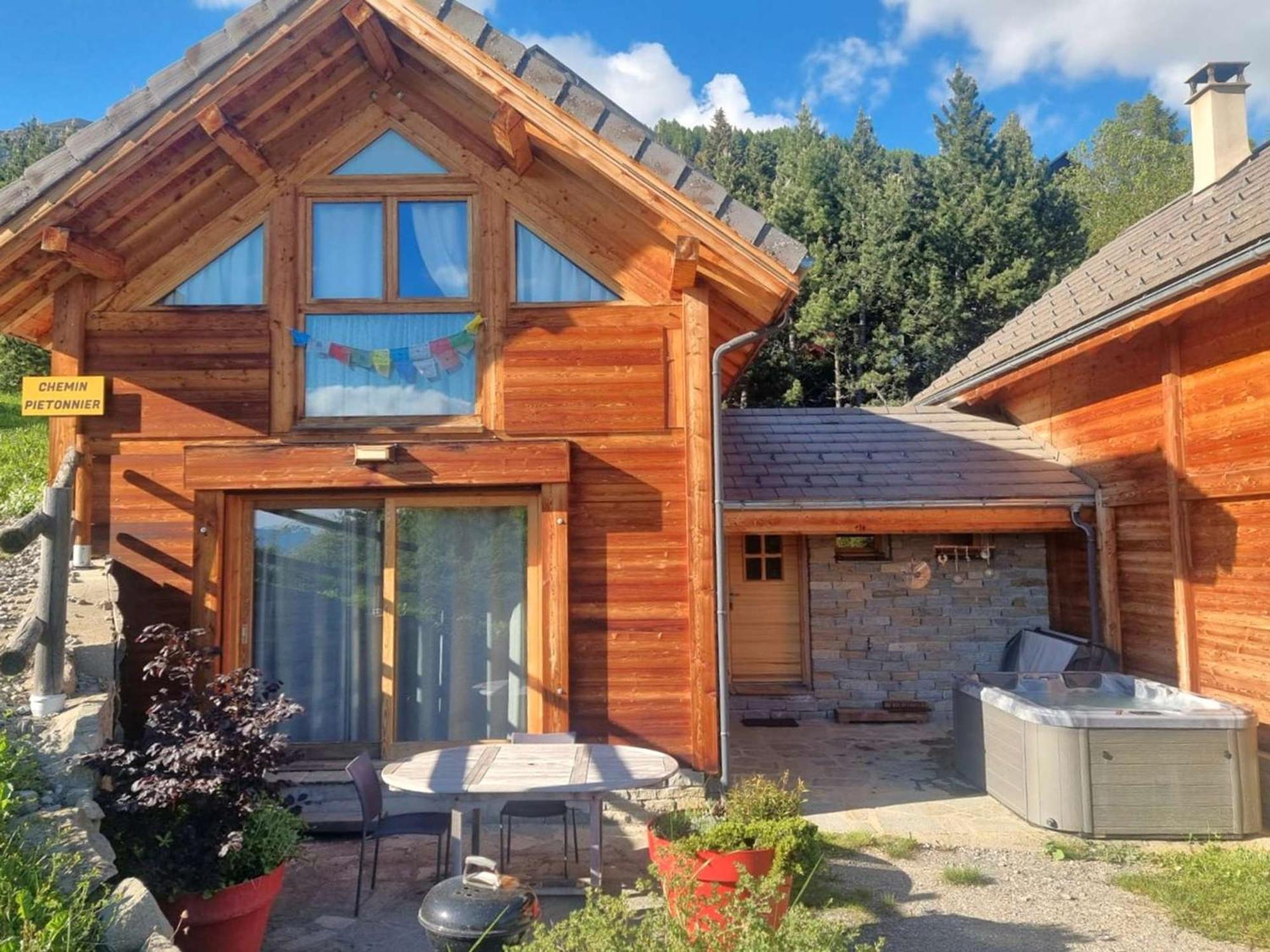 Chalet 6 Pers Avec Spa, Terrasse Plein Sud A Saint-Michel-De-Chaillol - Fr-1-393-22 Buitenkant foto