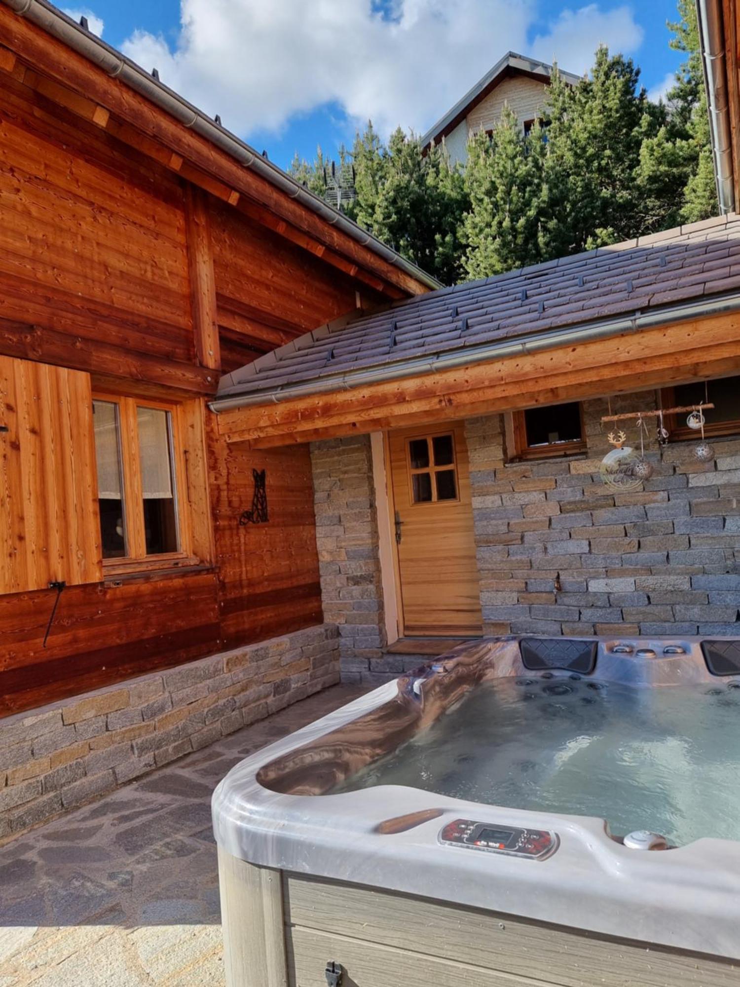 Chalet 6 Pers Avec Spa, Terrasse Plein Sud A Saint-Michel-De-Chaillol - Fr-1-393-22 Buitenkant foto