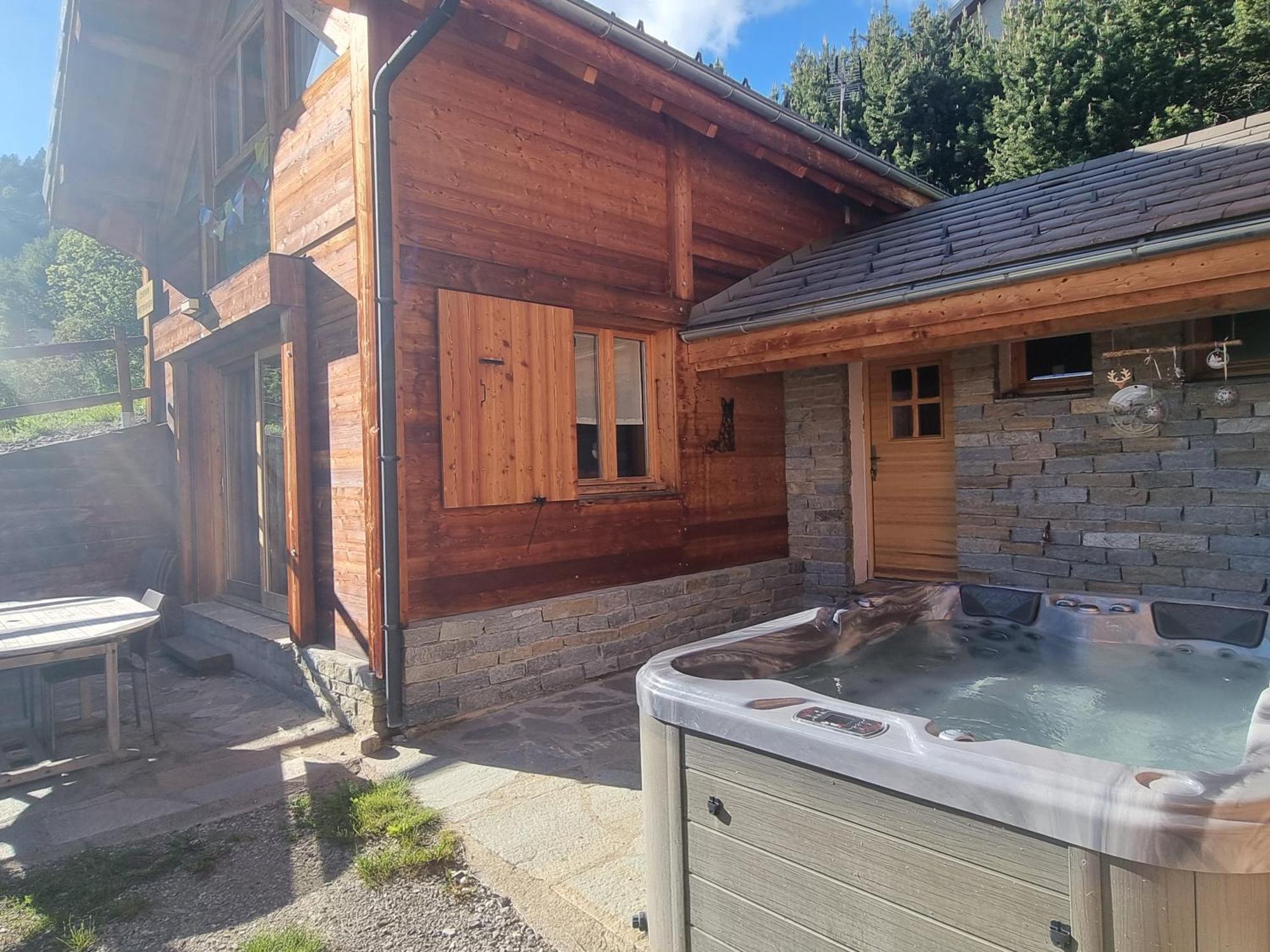 Chalet 6 Pers Avec Spa, Terrasse Plein Sud A Saint-Michel-De-Chaillol - Fr-1-393-22 Buitenkant foto