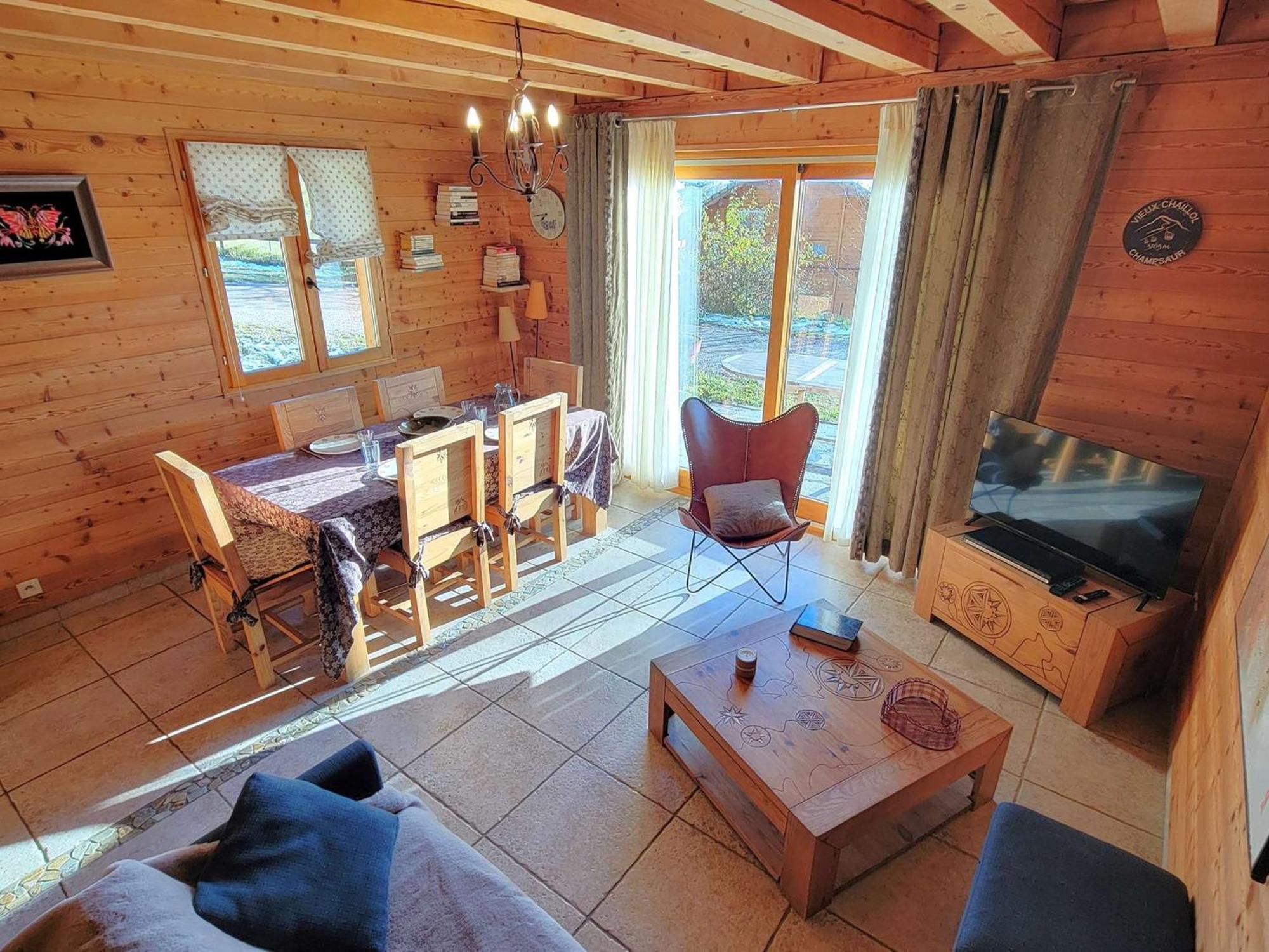 Chalet 6 Pers Avec Spa, Terrasse Plein Sud A Saint-Michel-De-Chaillol - Fr-1-393-22 Buitenkant foto