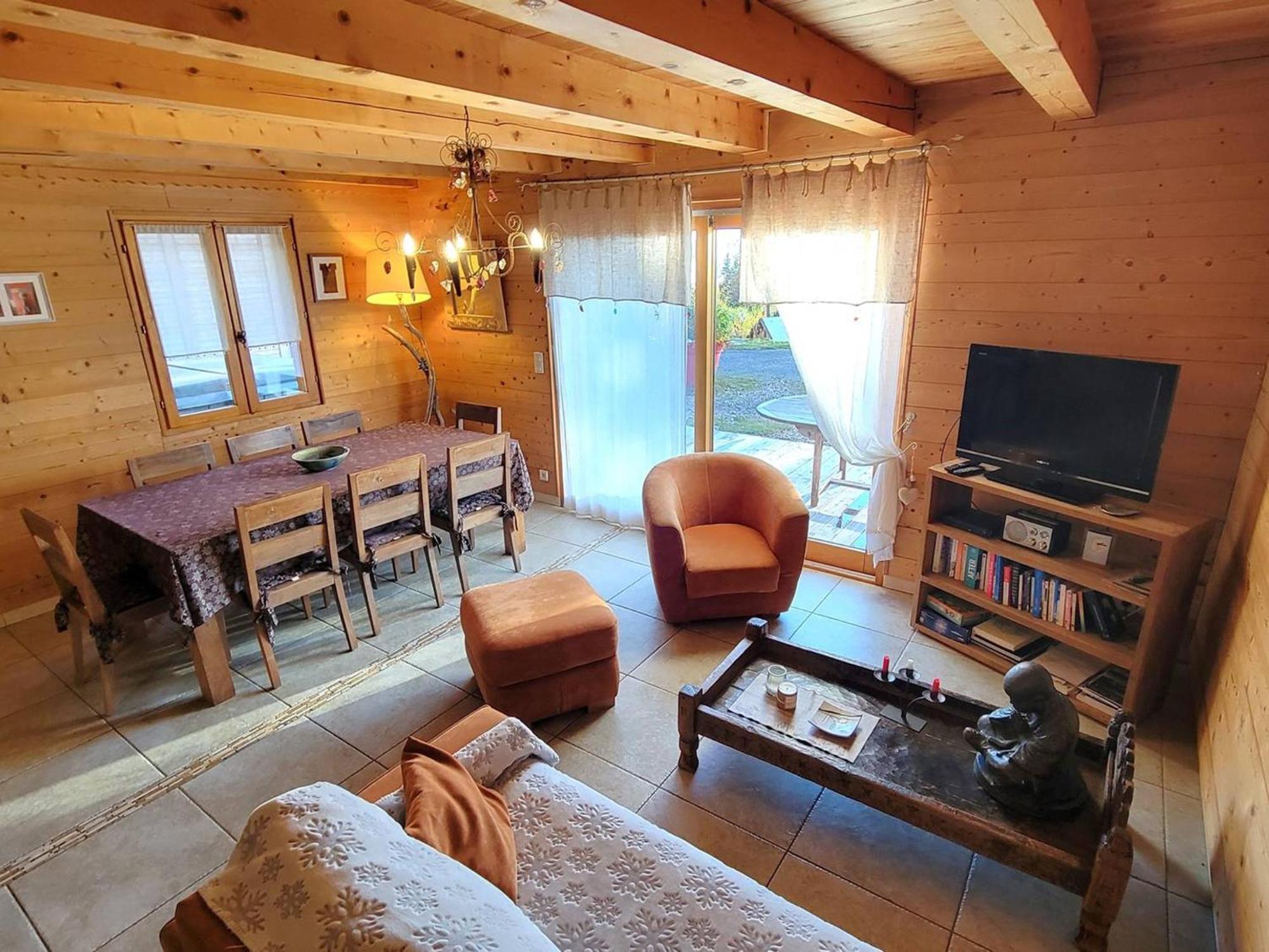 Chalet 6 Pers Avec Spa, Terrasse Plein Sud A Saint-Michel-De-Chaillol - Fr-1-393-22 Buitenkant foto