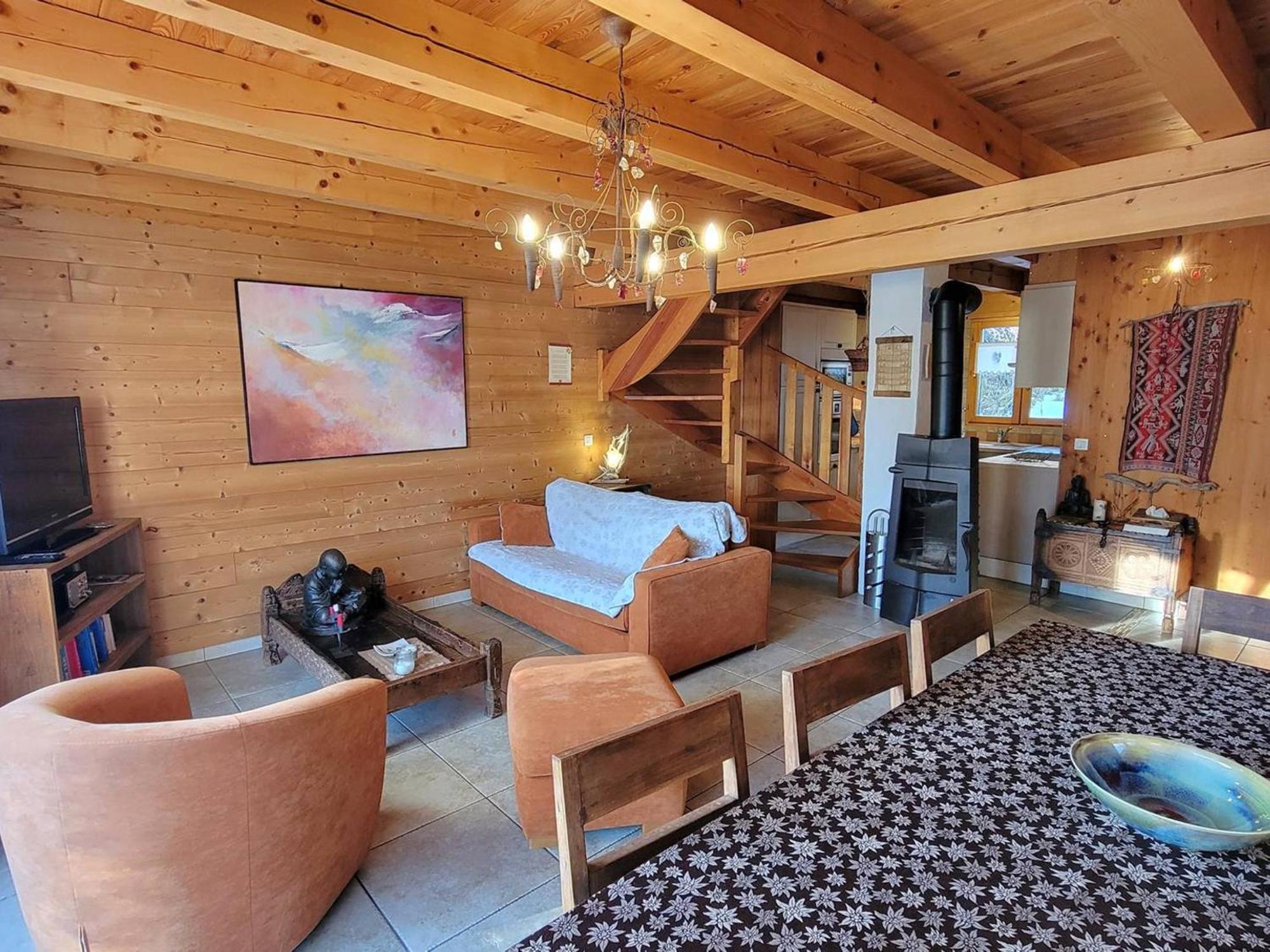Chalet 6 Pers Avec Spa, Terrasse Plein Sud A Saint-Michel-De-Chaillol - Fr-1-393-22 Buitenkant foto