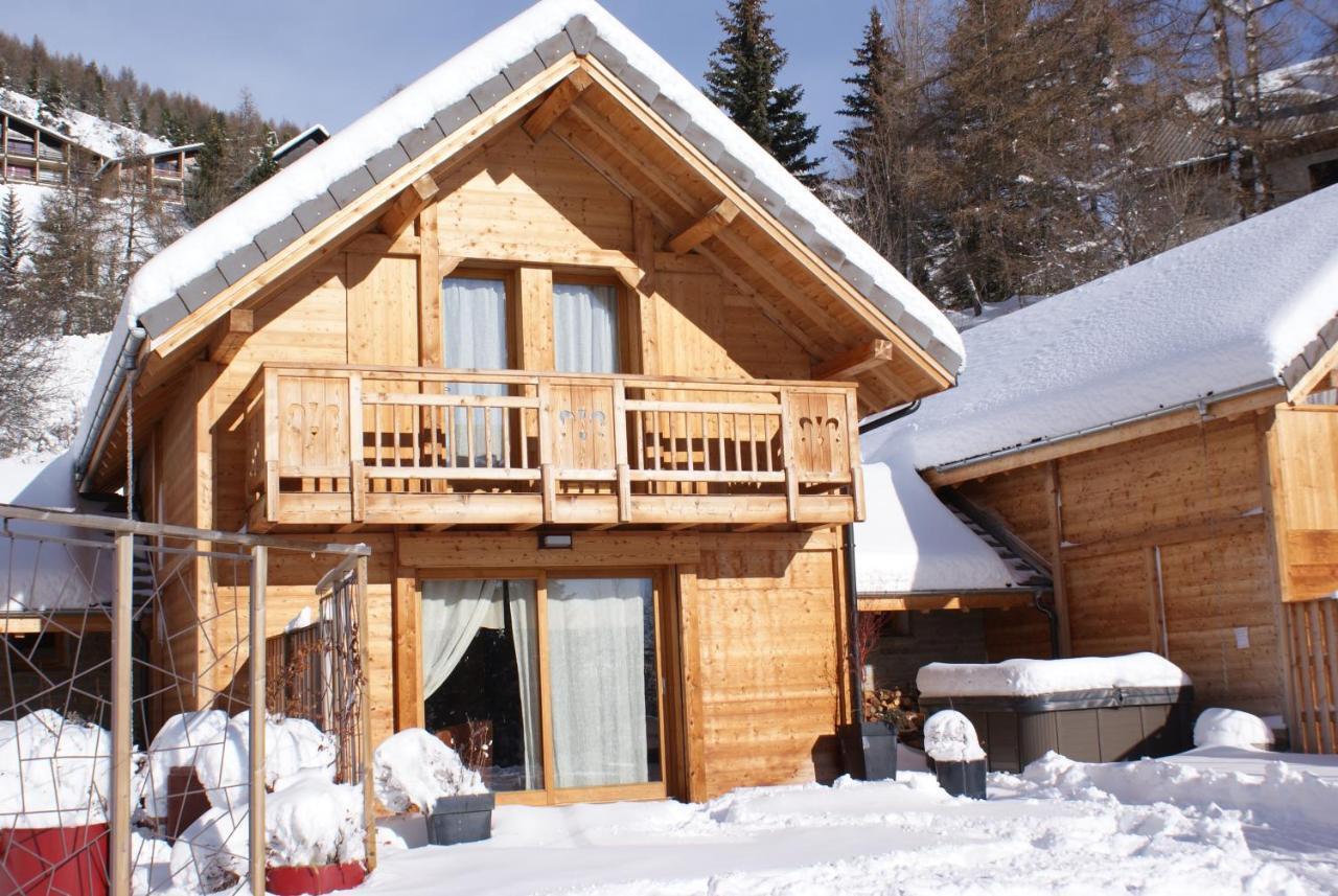 Chalet 6 Pers Avec Spa, Terrasse Plein Sud A Saint-Michel-De-Chaillol - Fr-1-393-22 Buitenkant foto